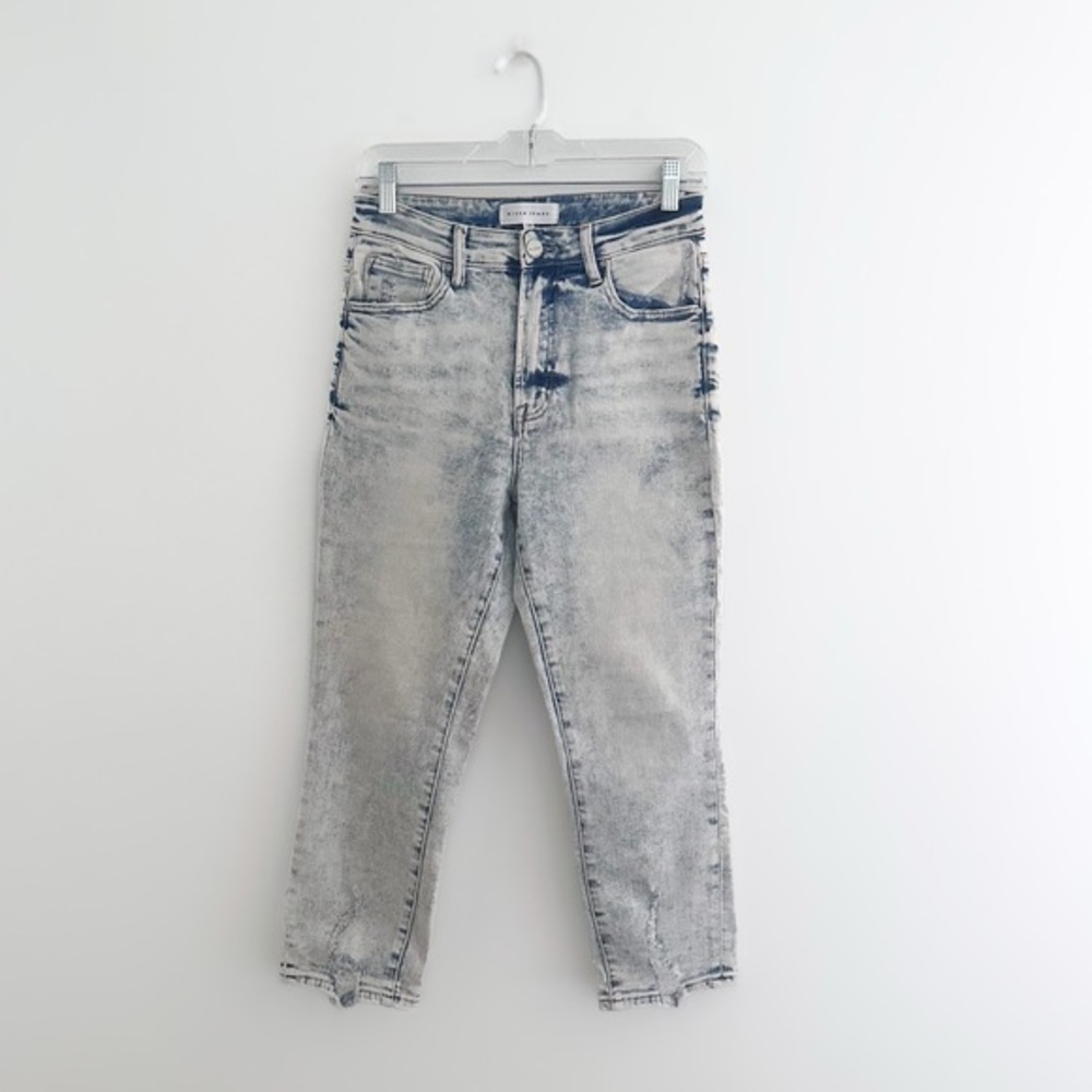 High Rise Women's Jeans in Gray